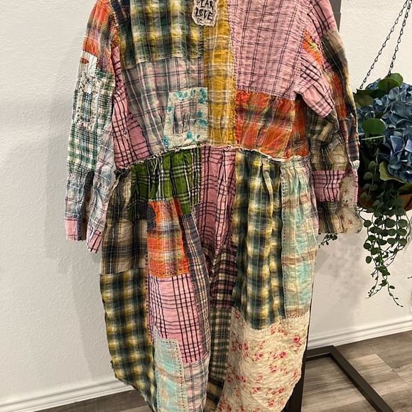 Magnolia Pearl Floral Plaid Le Brun in Madras Jacket (item 7.7) - Picture 5 of 10